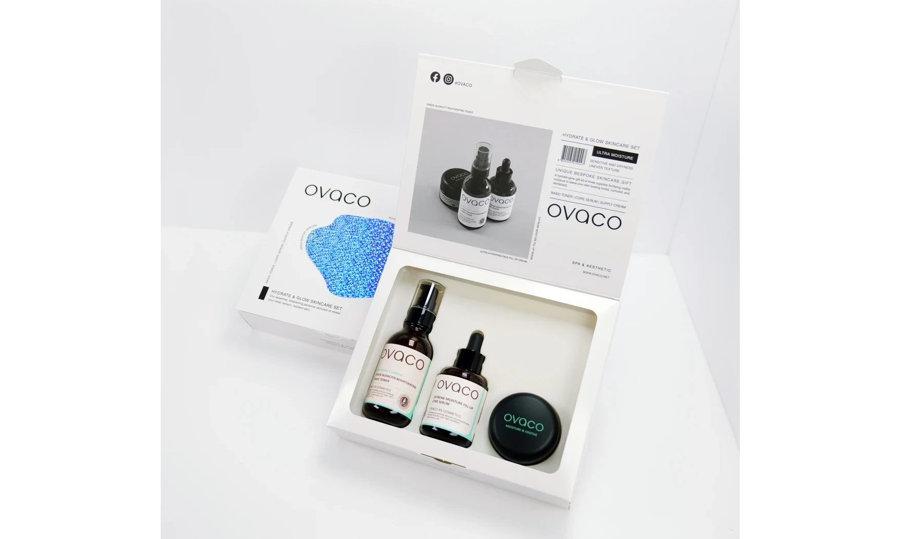 Hydrate and Glow skincare set