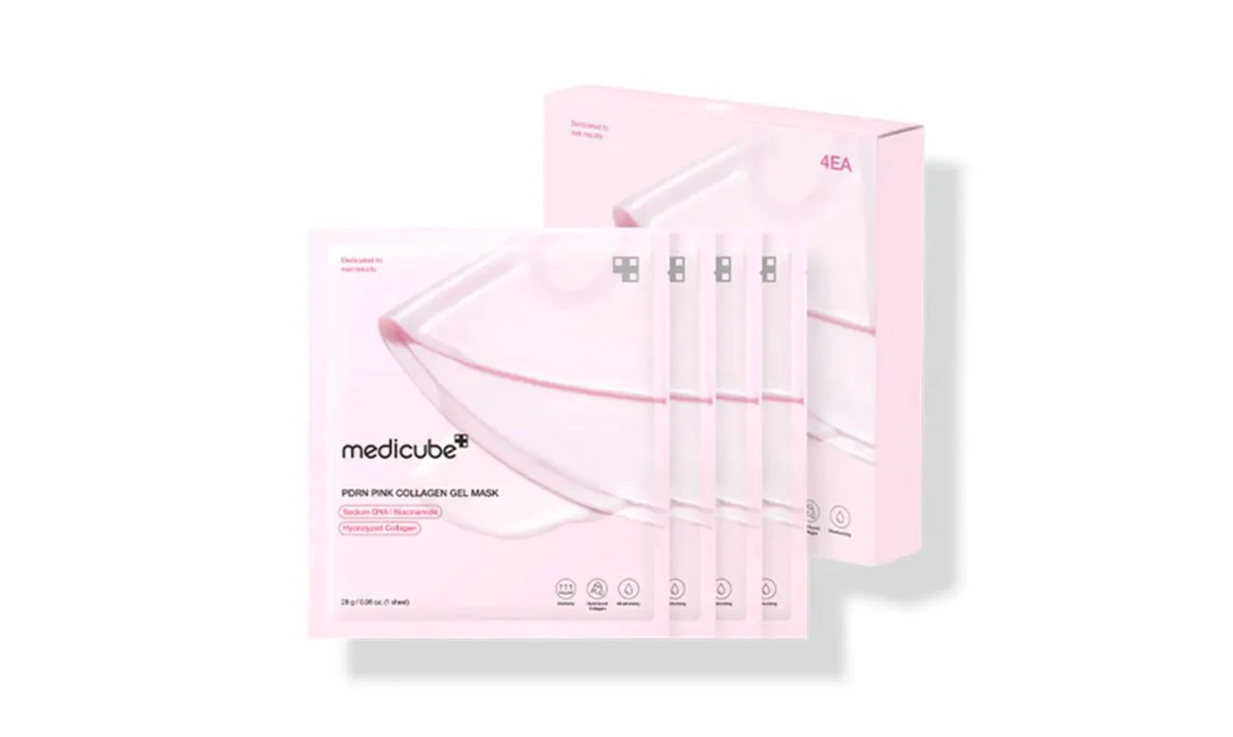 MEDICUBE- Pink Collagen Gel Mask 4 pcs